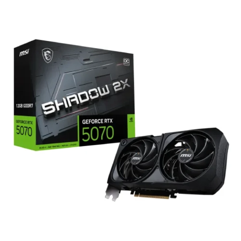 MSI GeForce RTX 5070 SHADOW 2X OC 12GB GDDR7 Graphics Card